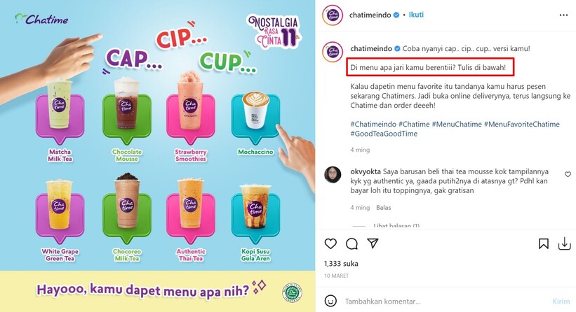 cara membuat caption di instagram - contoh CTA cara membuat caption di instagram - contoh CTA