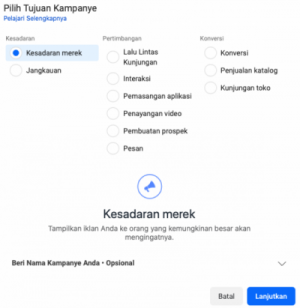Menentukan goal Menentukan goal