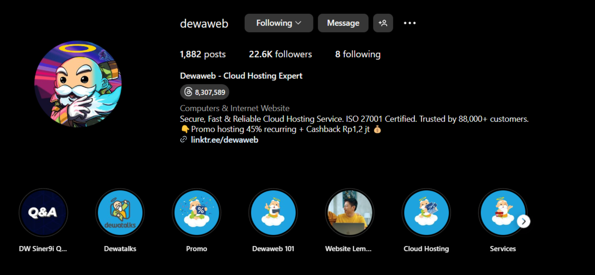 instagram marketing- profil instagram dewaweb instagram marketing- profil instagram dewaweb